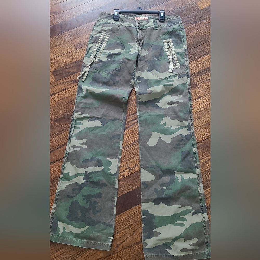 Joy Jeans Camouflage Pants Y2K
